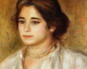 皮埃尔 奥古斯特 雷诺阿 : Gabrielle Wearing a Necklace